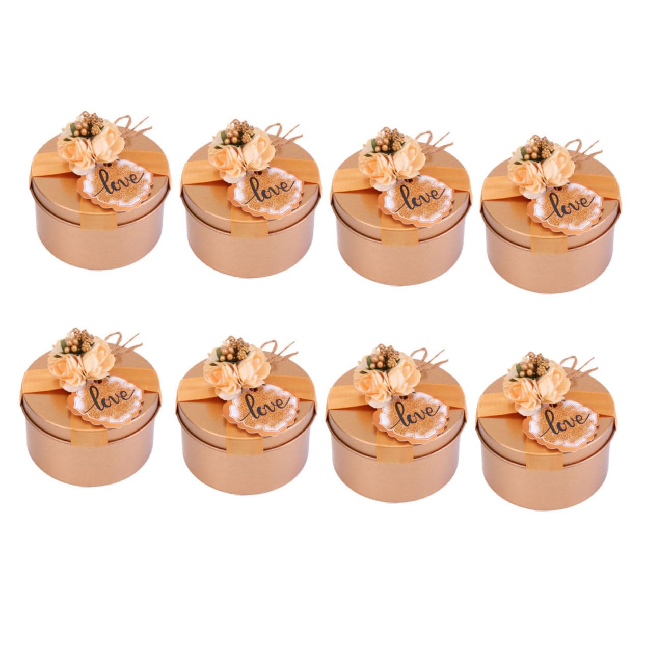 Healeved 8pezzi Scatole Per Matrimonio Da Scatoline Eleganti Per Confetti e Piccole Decorazioni Color Per Feste e Compleanni