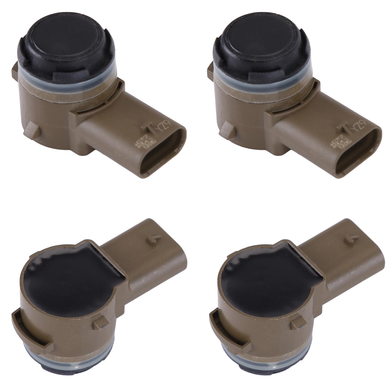 moseiny 4PCS Bumper Parking Sensor Compatible for Ford Bronco F-150 2021 LU5Z-15K859-AAPTM Car Bumper Reverse PDC Parking Assist Sensor, Reverse Backup Parking Bumper Park Assist Object Sensor