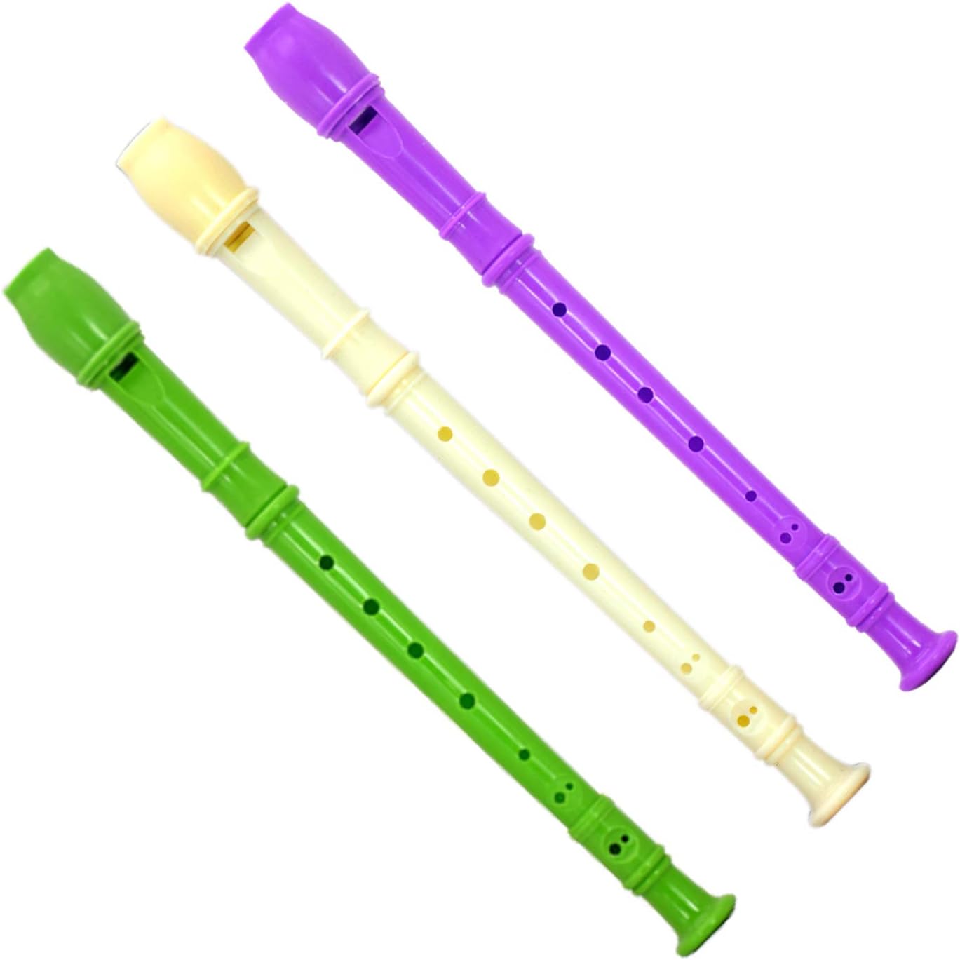 Aarip New Descant Sporano Recorder 8-hole Music Instrument with Cleaning Rod + Bag Case (Set of 3)