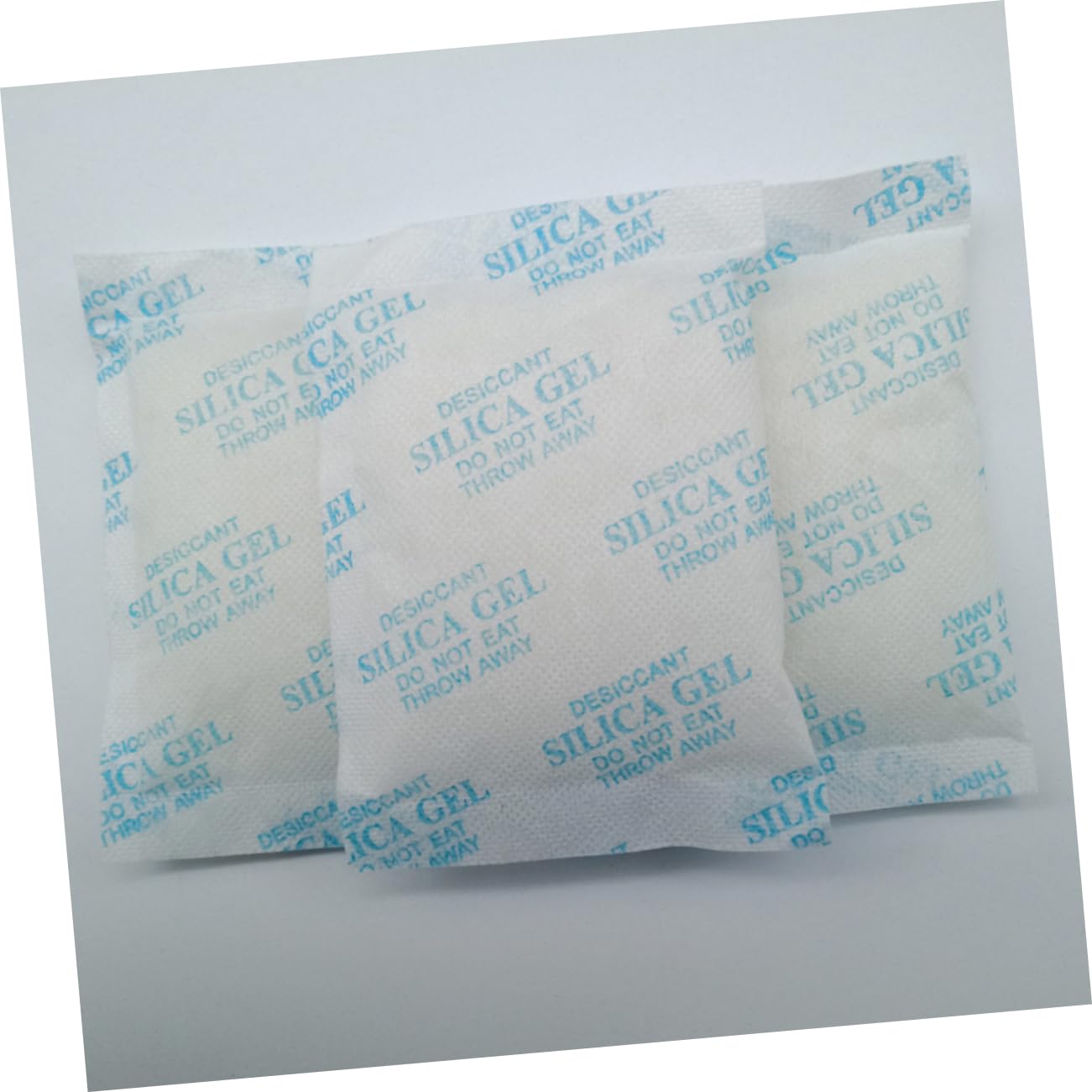 PartyKindom Déshumidificateur Réutilisable 100pcs Sachets de Gel de Silice Absorbant Humidité pour Chaussures et Placard, Non-tissé, 10g, de Condensation Sûre