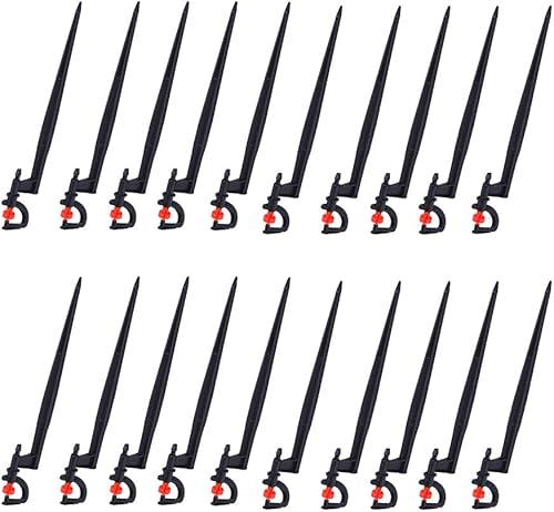 Miniatura 5 de Boquillas de cabezales de aspersor, 20 piezas de rociadores giratorios de grados, accesorio de boquilla de riego para césped, patio, sistema de