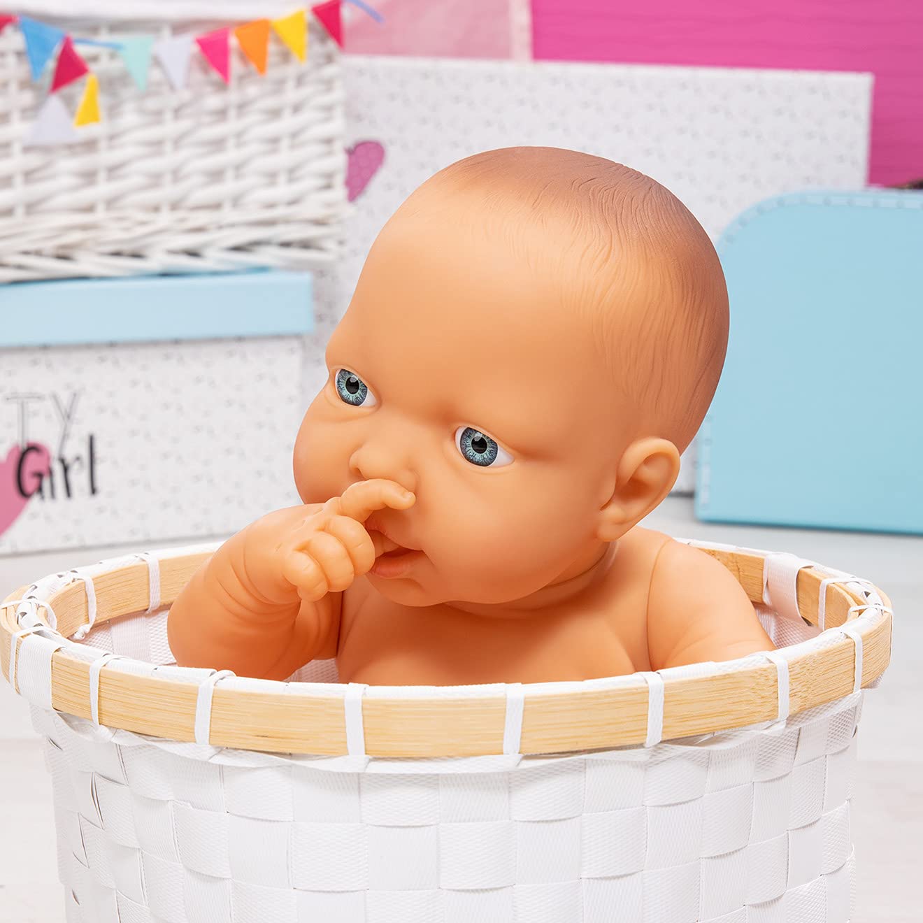 Bayer Design 94200AC Bambola reborn ragazza, realistico