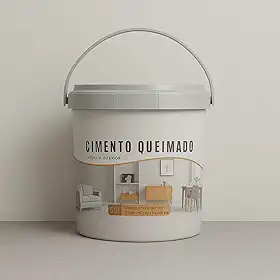 Revestimento Cimento Queimado Piso E Parede Pronto Pra Uso 5Kg