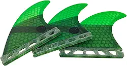 UPSURF Barbatana de prancha de surfe de aba única tamanho médio, G5 tri Fin