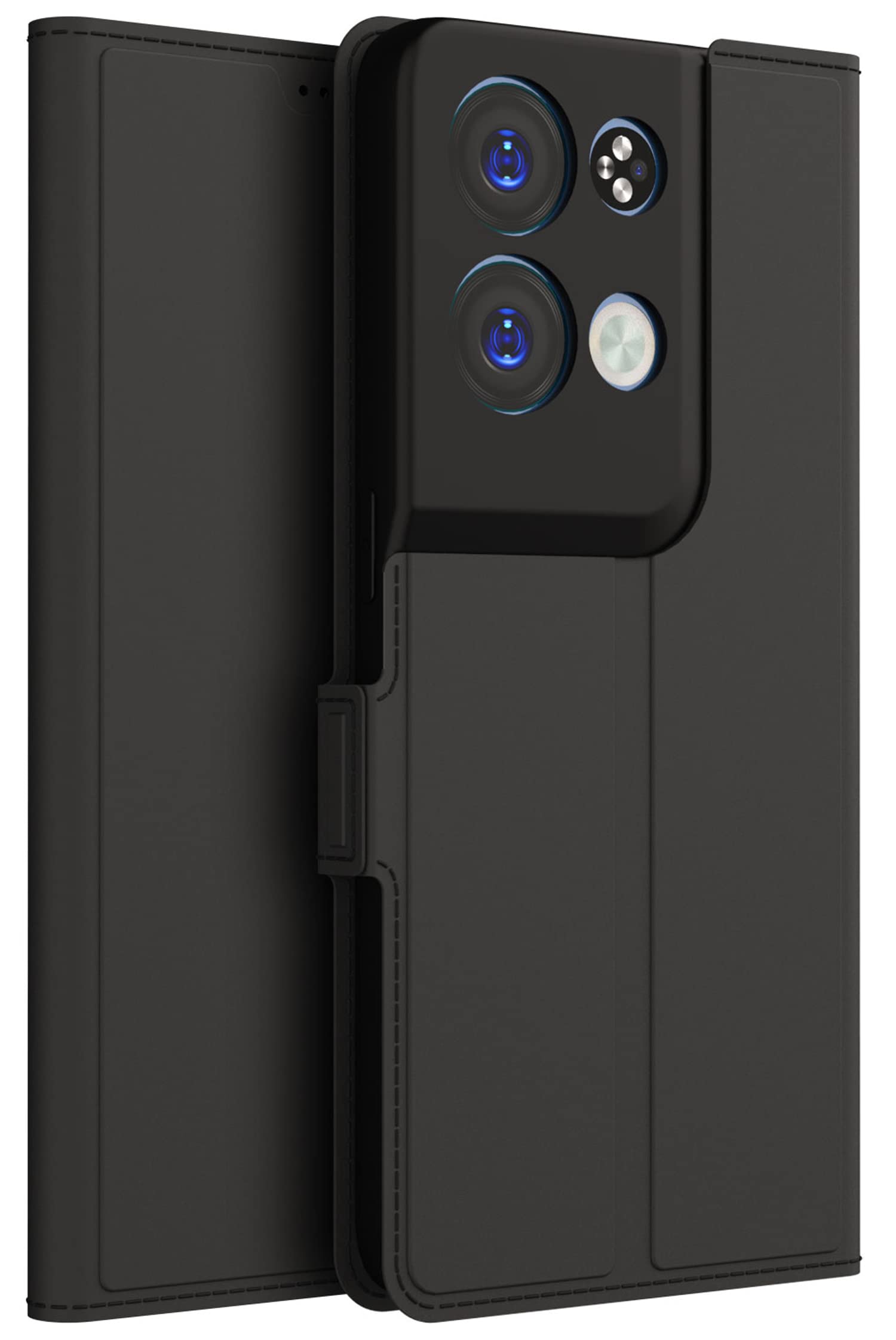 Kapa Noble Slim Magnetic Leather Flip Case Cover for Oppo Reno 8 PRO (5G),Card Holder Stand Leather Flip Wallet Case (Black) (B0BQ2ZW5CS) Amazon Price History, Amazon Price Tracker