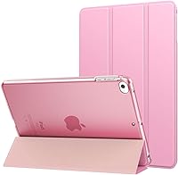 Vista 18 de MoKo - Funda compatible con iPad mini 5 2019/Mini 4 2015 (5ta/4ta generación de 7.9 pulgadas), fina, ligera, con soporte, con protector traslúcido