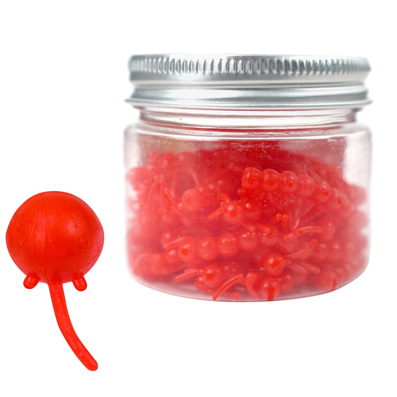 Antibottom Floating Action Lures Dynamic Teasing Soft Beads Baits Floating Beads Feeders for Saltwater and Freshwaters