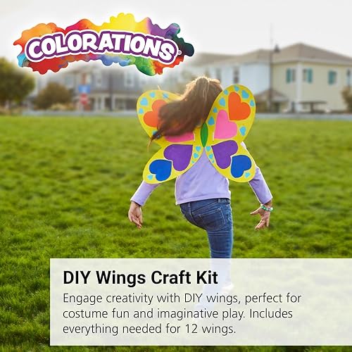 Miniatura 2 de Colorations Decora tus propias alas juego de 12 para actividades de arte y manualidades de niños (FLYAWAY)