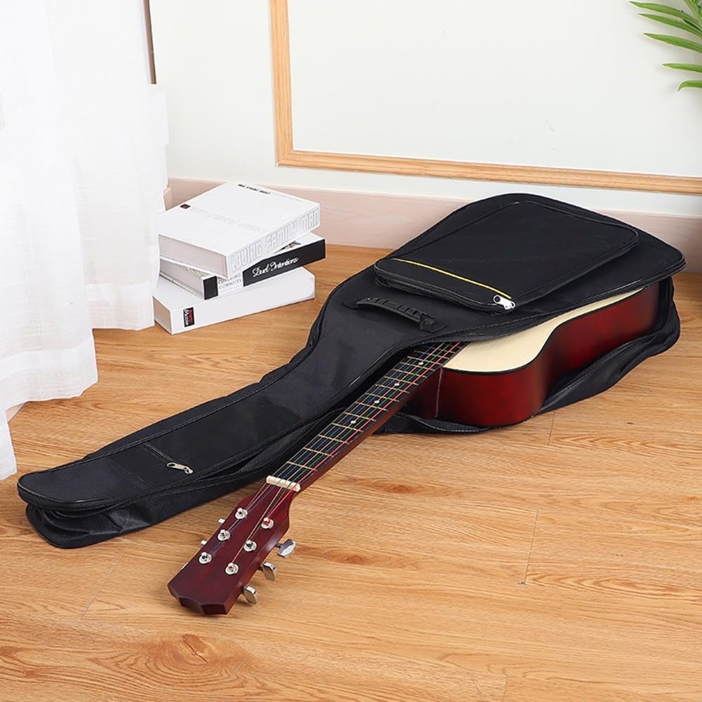 Tasche für E-Gitarre, 101,6 cm - 104,4 cm, Akustikgitarre, Gigbag mit dicker Polsterung, weiche Hülle, für Akustikgitarre, verstellbare Schultergurte, weiche Tasche für Akustikgitarre,