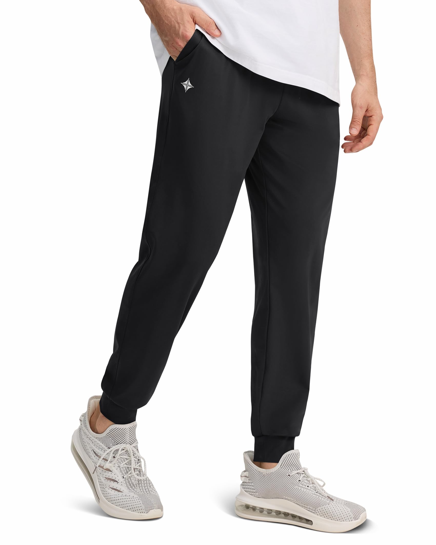 Alimens Gentle Mens Joggers with Pockets Lounge Pants Lightweight Sweatpants Elastic Waist Casual Athletic Pant