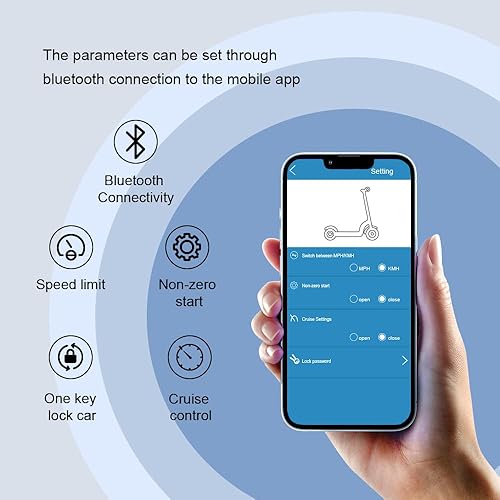 trottinette électrique avec connectivité smartphone CS-520 de 1PLUS