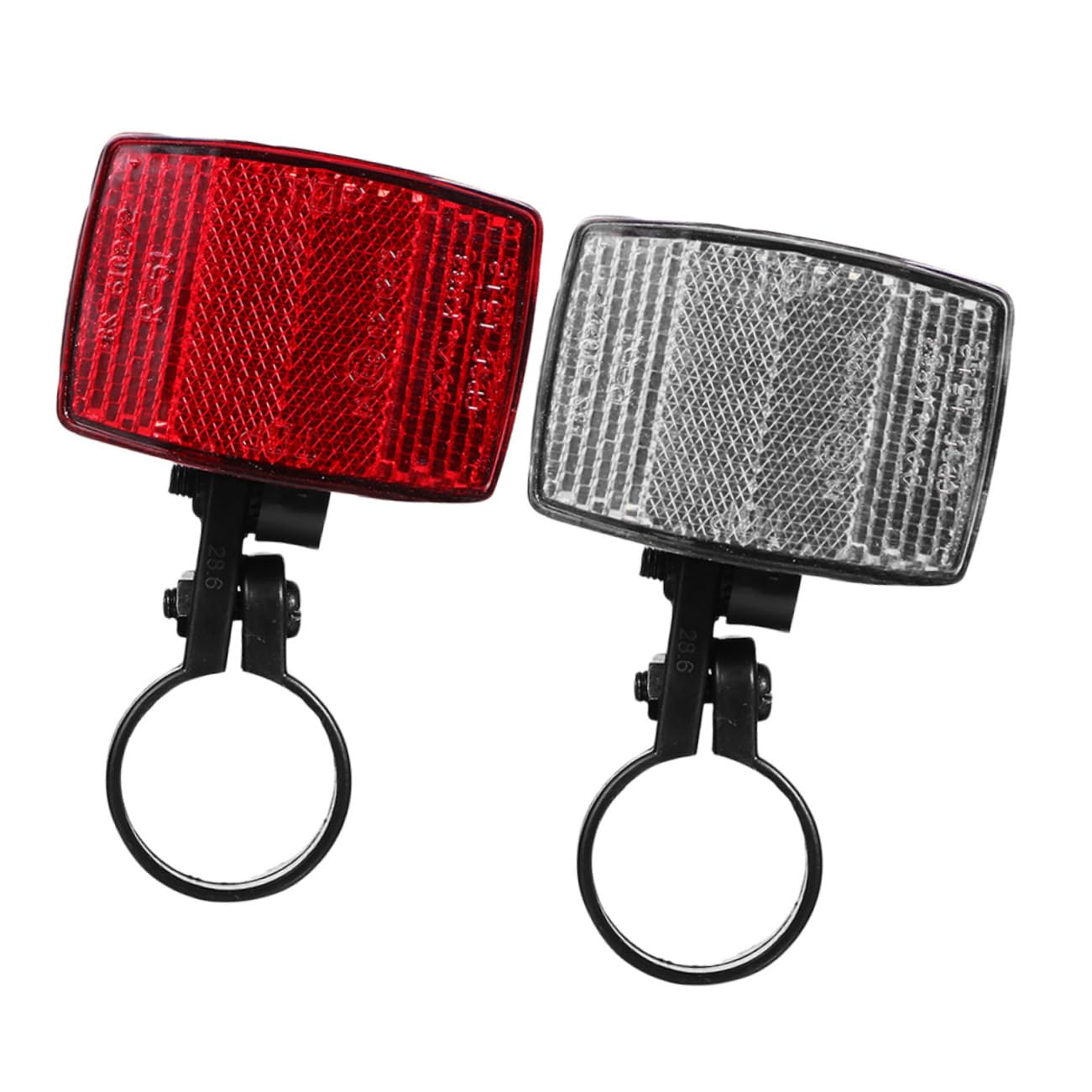 Milisten 2pcs Bike Reflective Tape High Visibility Reflectors for Night Riding Plastic Cycle Reflector Accessories