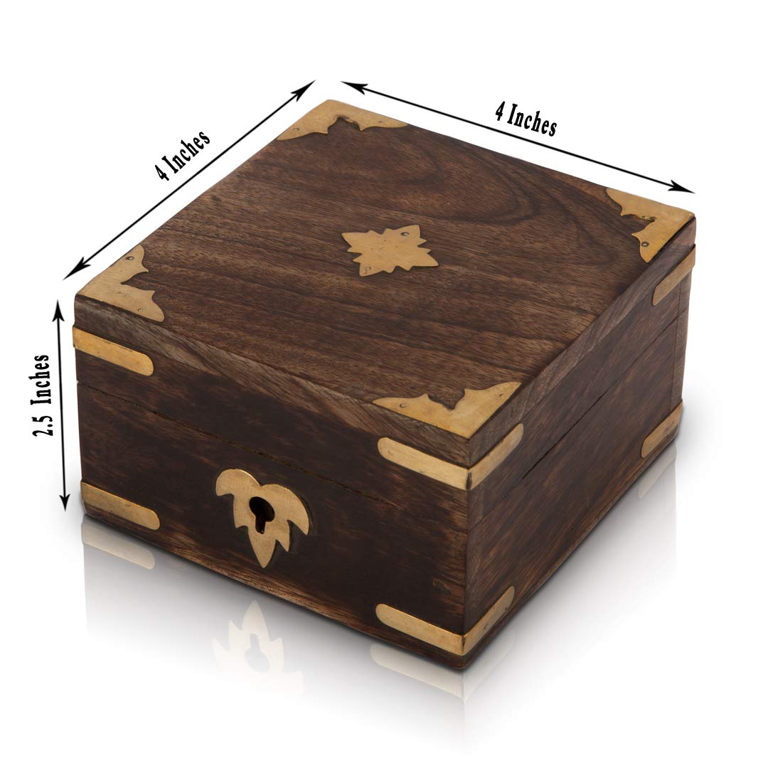 Scatola In Legno 25x15x8 Cm Con Coperchio A Cerniera - Cassapanca Per Gioielli, Ricordi O Regali - Foto 6