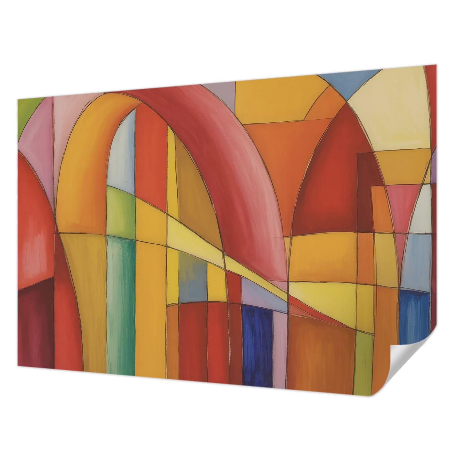 Papier peint intissé autocollant 152x104 cm deco murale salon et chambre adulte haute qualité