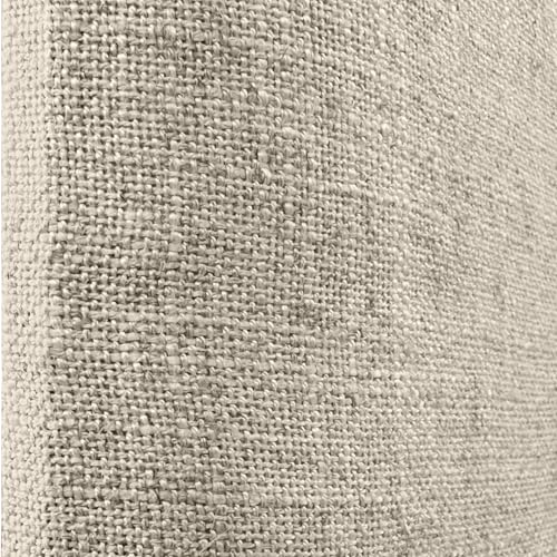 DHOME Cabecero Tapizado Liso Redondeado Lino Natural para Pared Acústicos Cabeceros Absorbentes Cabezal Cama Dormitorio (Beige, 145cm) - imagen 6