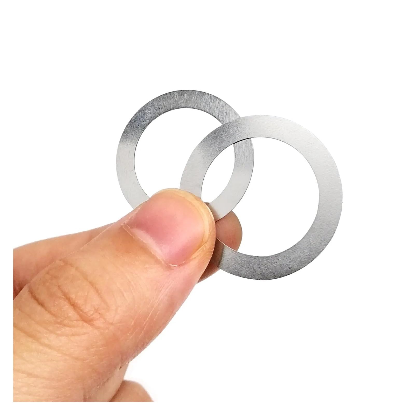 Assortiment de rondelles plates - 1 boîte de 0,1 mm, 0,2 mm, 0,30 mm d'épaisseur - Rondelles plates ultra fines - Kit de joints unis - Assortiment de tailles M3 à M20 en acier inoxydable 304 (0,2 mm