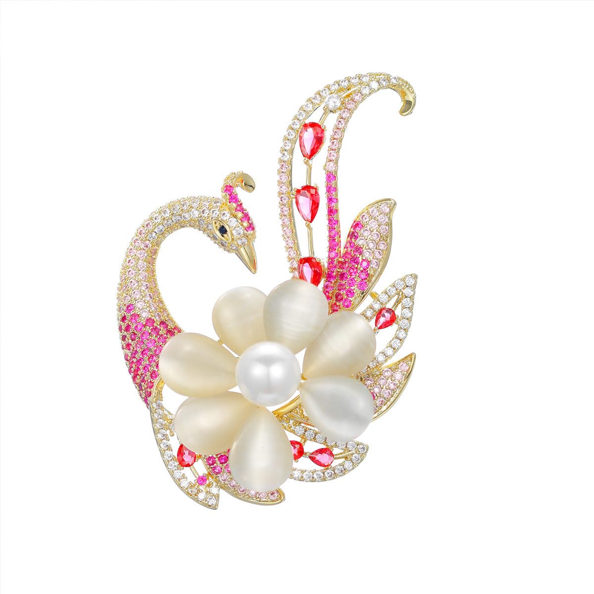 Moda Grande Lusso Cristallo Vintage Gioielli Nuziali Spille Bouquet Corsage Spilla Lotto Strass Fiore camelisa Mix