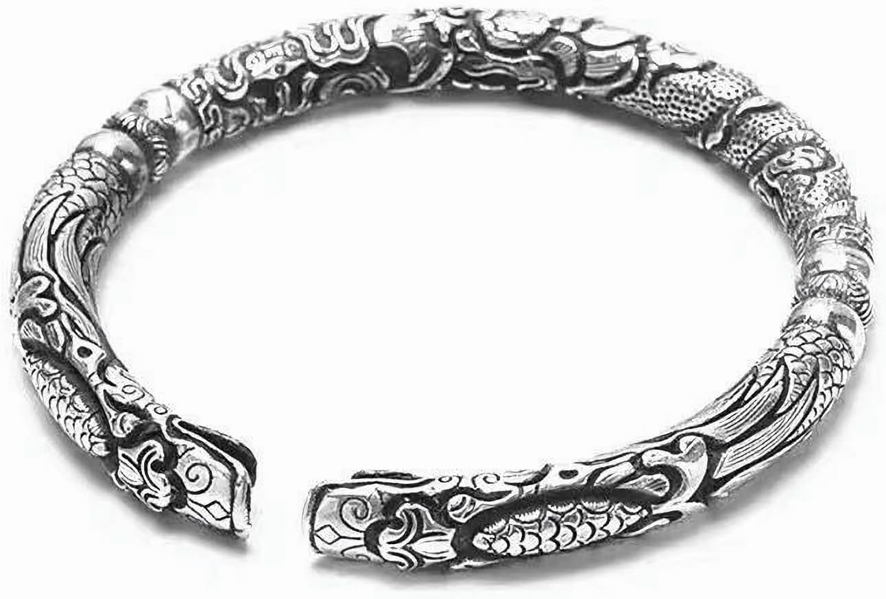 Viking Double Head Dragon Bracelet
