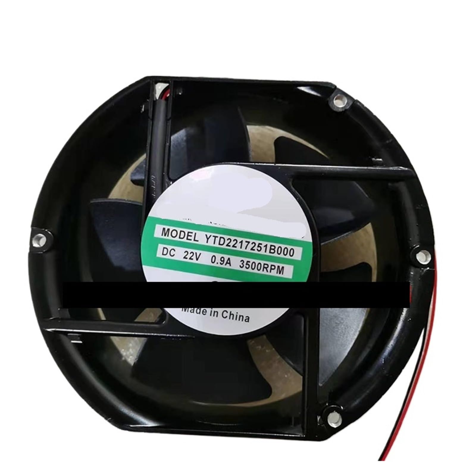 Ventilateur de refroidissement 172x172x51mm grand débit contre la surchauffe machine