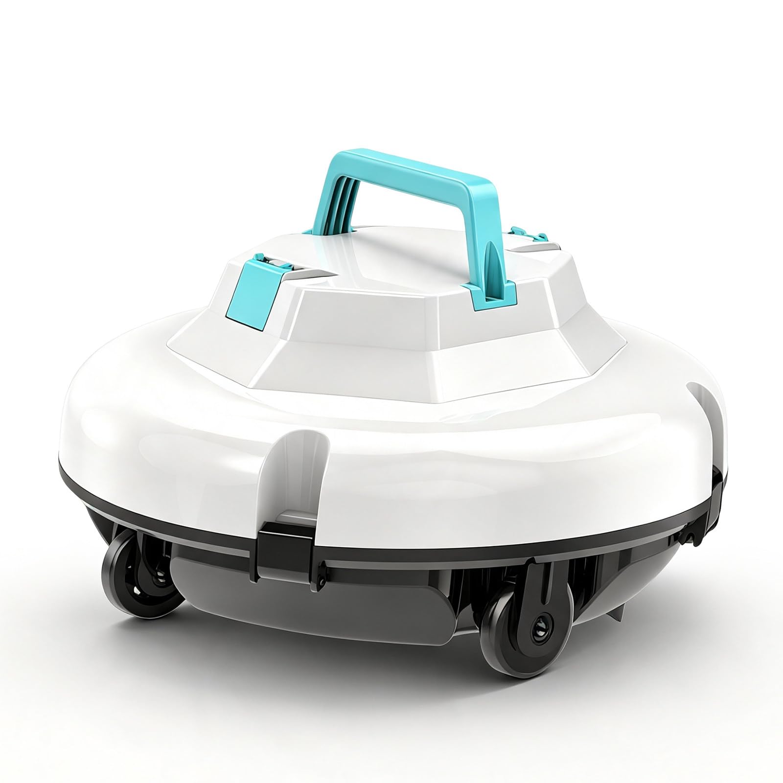 Robot nettoyeur de piscine sans fil, 120 min d'autonomie, double moteur