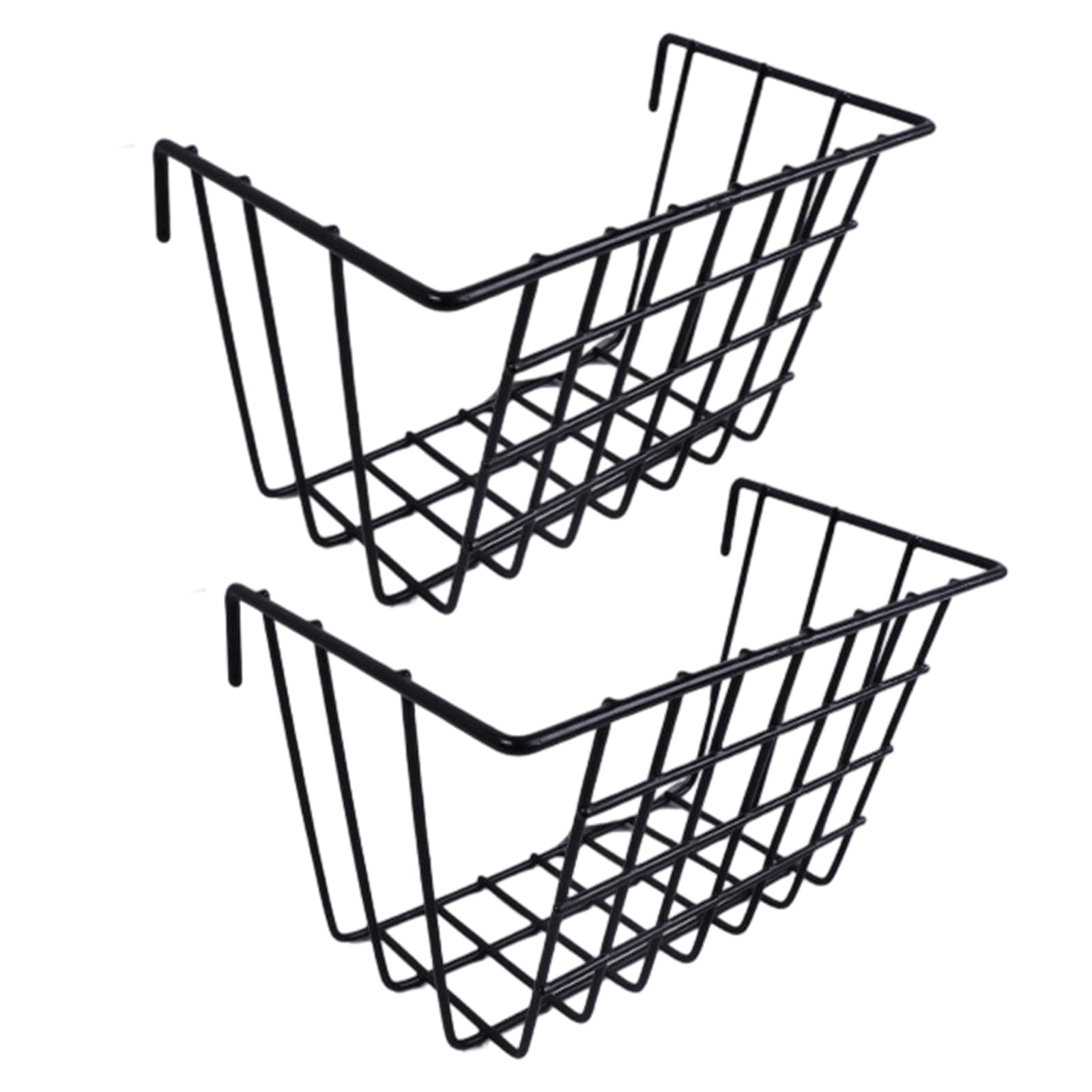 HDOYTXXM Space Saving Iron Basket Rack Multipurpose for Bathroom Kitchen Ventilated Dry Items Middle Iron Shelf