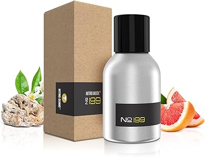 Original Nitro Musk version of Creed Neroli Sauvage, No. 199, 1.5oz of Pure Concentrated Cologne Oil, Cologne for Men, Ingeniously Crafted Using the Finest Ingredients by Musk & Hustle in the U.S.