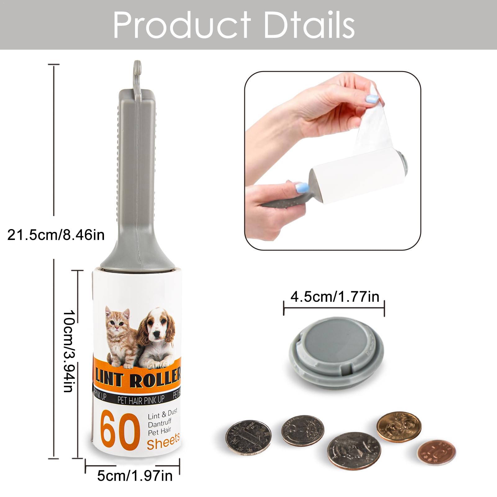 Fusselroller Mit Geheimfach - Unsichtbarer Safe Für Geld, Schmuck & Schlüssel