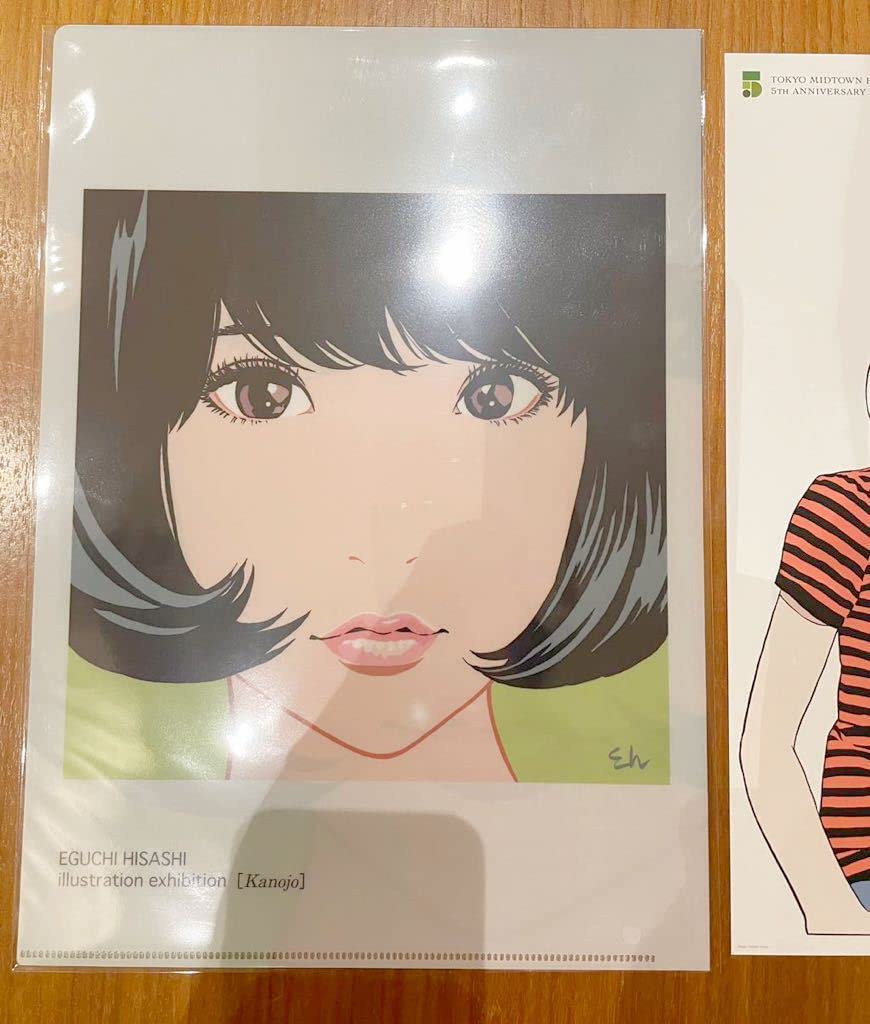 Amazon.co.jp: 江口寿史 東京彼女 A4サイズ クリアファイル