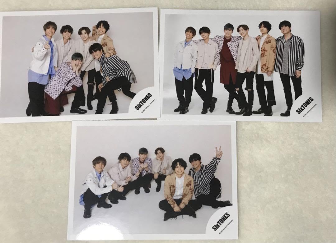 Amazon.co.jp: ☆sixtones 公式写真 11枚セット オフショ スト