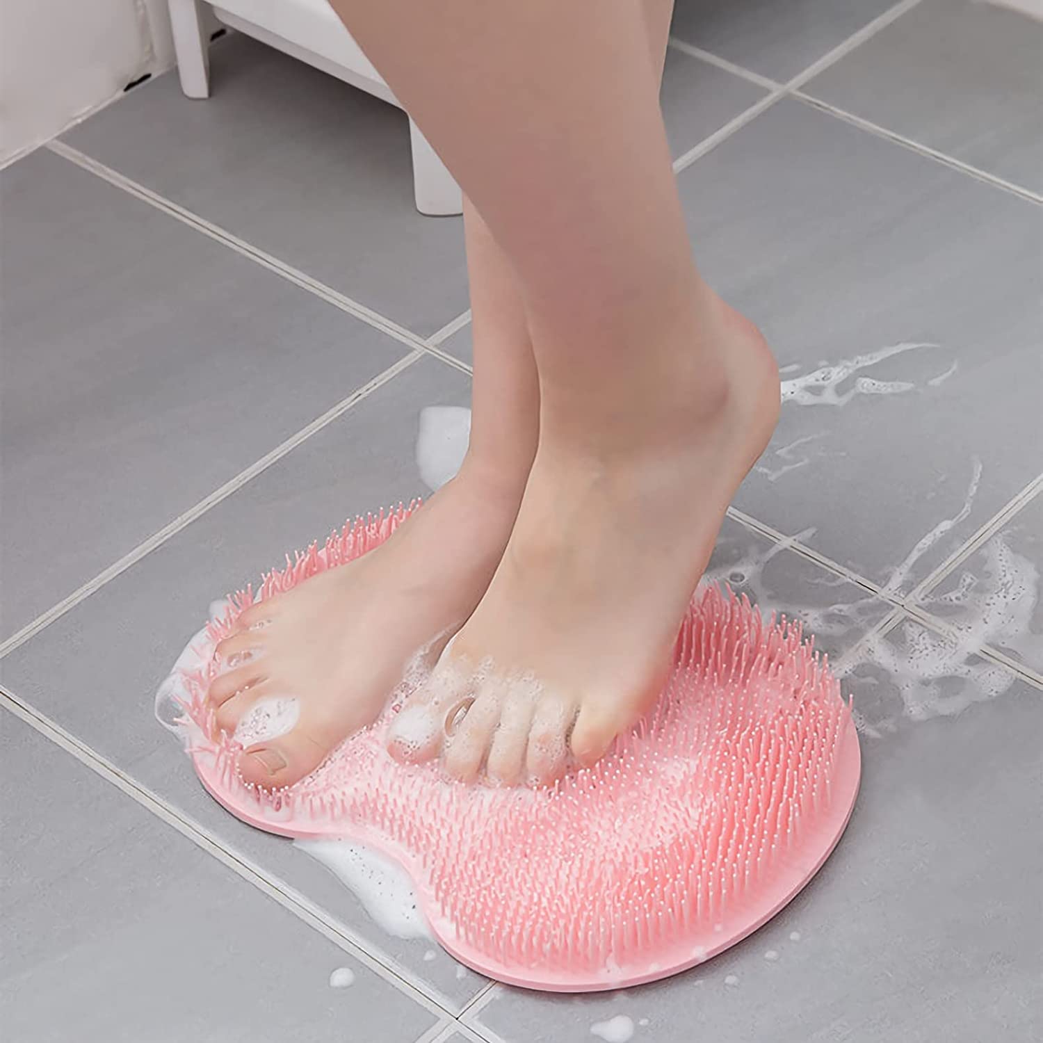 Styxon Shower Foot Scrubbers for Massage Scrubber Floor Shower Massage Mat Foot Brush for Shower Improves Foot or Back Circulation & Reduces Foot Pain, Non Slip with Suction Cups | Multicolor (B0BMV7QGSB) Amazon Price History, Amazon Price Tracker