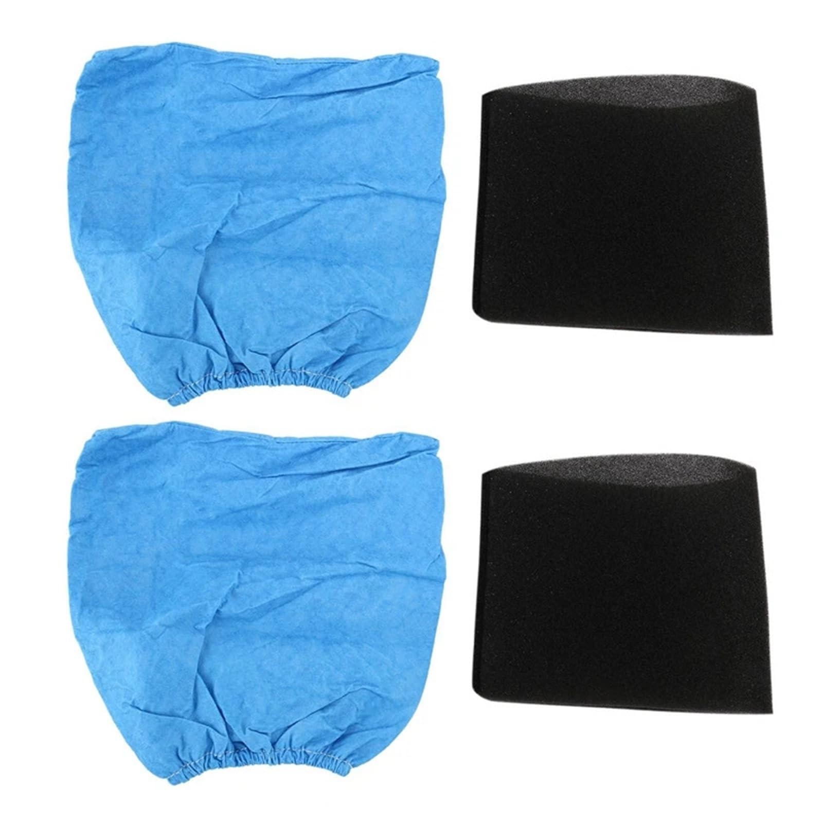 GLBMLMTHZP Textile Filter Bags Wet And Dry Foam Fit For Karcher MV1 WD1 WD2 WD3 Vacuum Cleaner Bag 4PCS Vacuum Cleaner Filter
