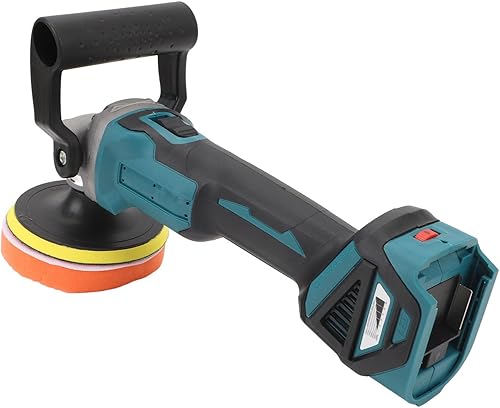 Miniatura 7 de Pulidora inalámbrica de 6 velocidades sin escobillas de 18 V con batería para auto detallado automático corrección de pintura encerado