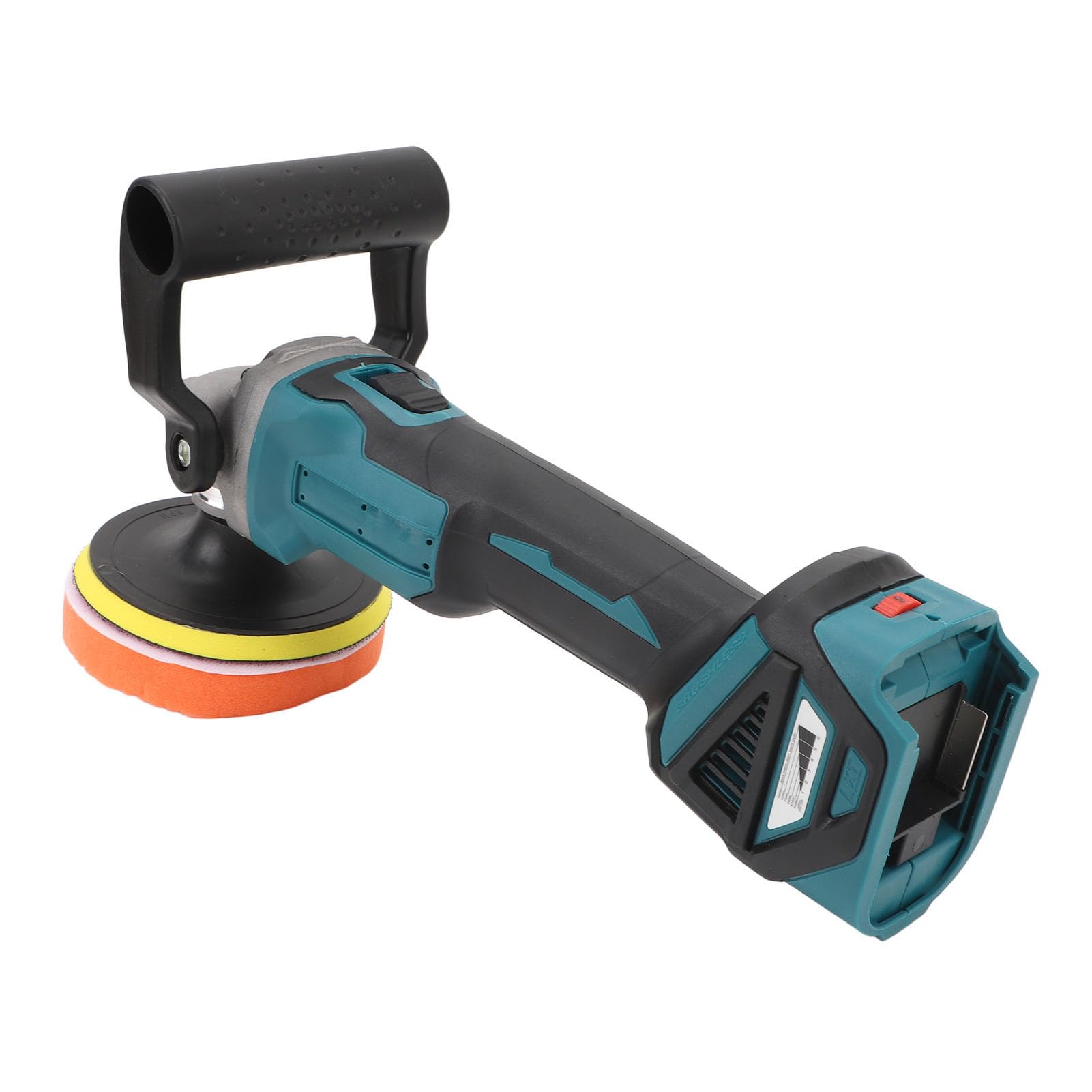 Pulidora de búfer inalámbrica, máquina de abrillantado para coche con batería de 18V, sin escobillas, 6 velocidades, para corrección de pintura y detalles automáticos, encerado