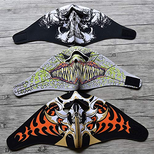 Andoer Máscara facial para ciclismo ao ar livre meia máscara facial respirável abafador para a boca