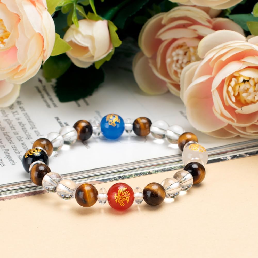 SMART DK Feng Shui Wealth Bracelet Natural Crystal Bracelet Beaded Money Bracelet, Attract Wealth and Good Luck, Deluxe Gift Box Included - Image 4