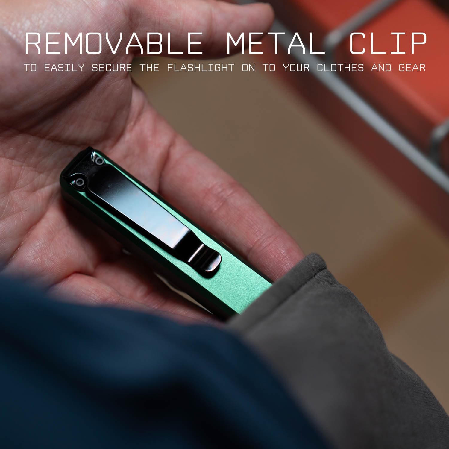 Monstrum Tracer Pen 1000 Lumens Slim Pocket Flashlight | Gunmetal Gray