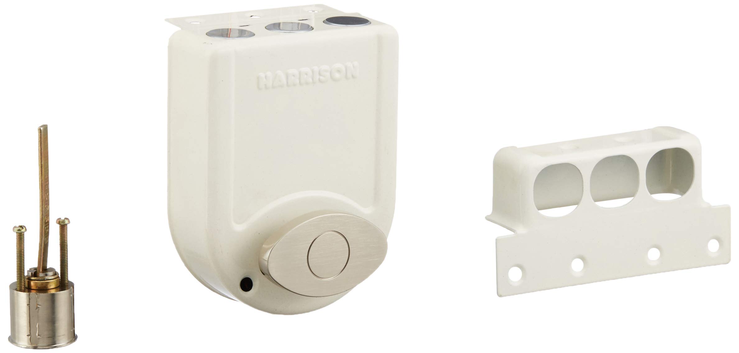 Harrison H-0585 Iron Shield Tri Bolt Main Door Surface Mounted Rim Lock (Silver, 14 Pin, 3 Keys) (B07JM7RKPW) Amazon Price History, Amazon Price Tracker