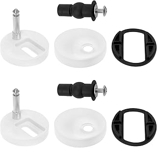 American Standard Toilet Seat Parts Toilet Seat Fixing Screws Toilet Seat Hinges Replacement Parts Kit Toilet Seat Hinges For Toilet Seat Repair 2Sets