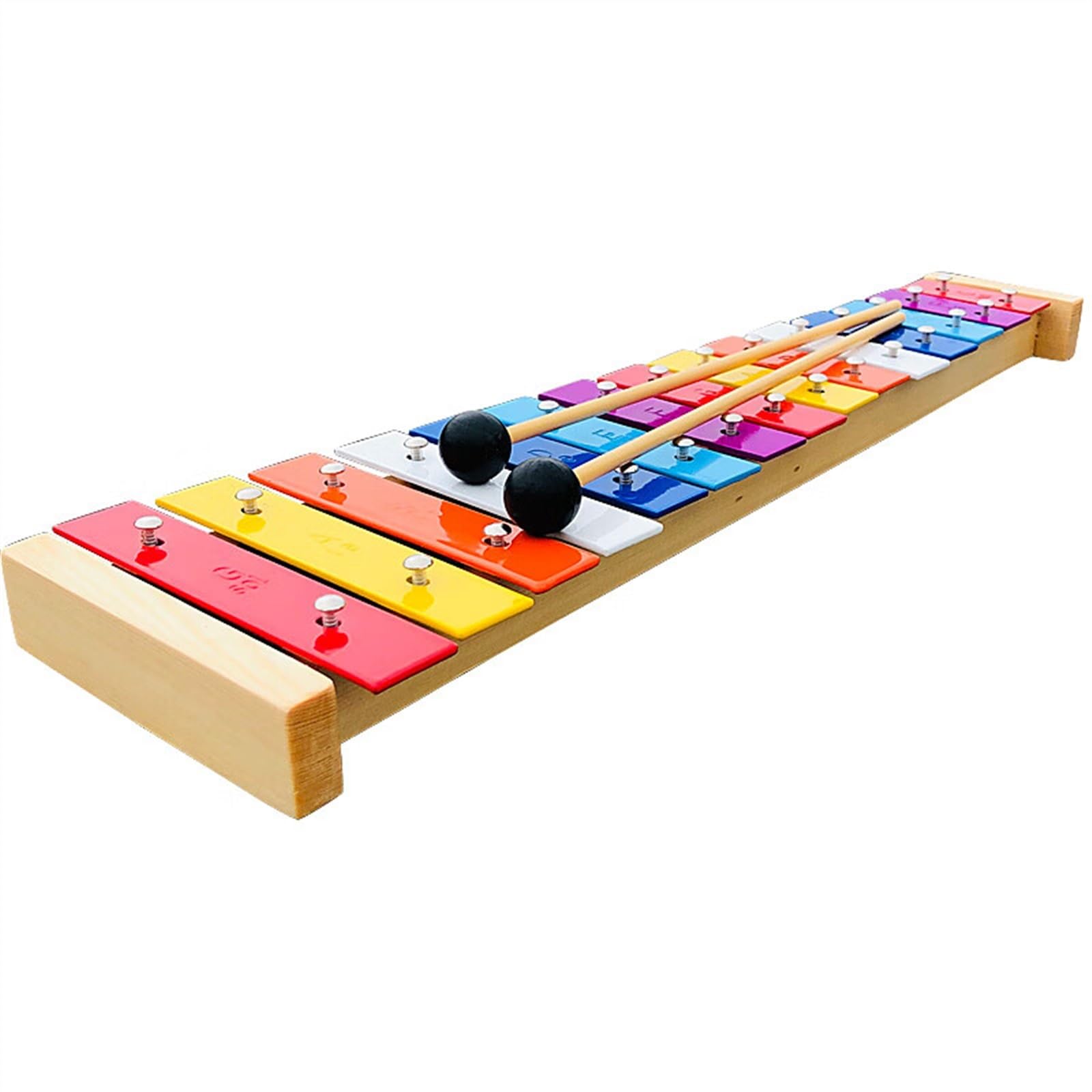 Xilofoni Percussion Kit Strumento Musicale A Percussione Xilofono Con Piastra In Alluminio Pianoforte A Percussione Colorato A 15 Toni