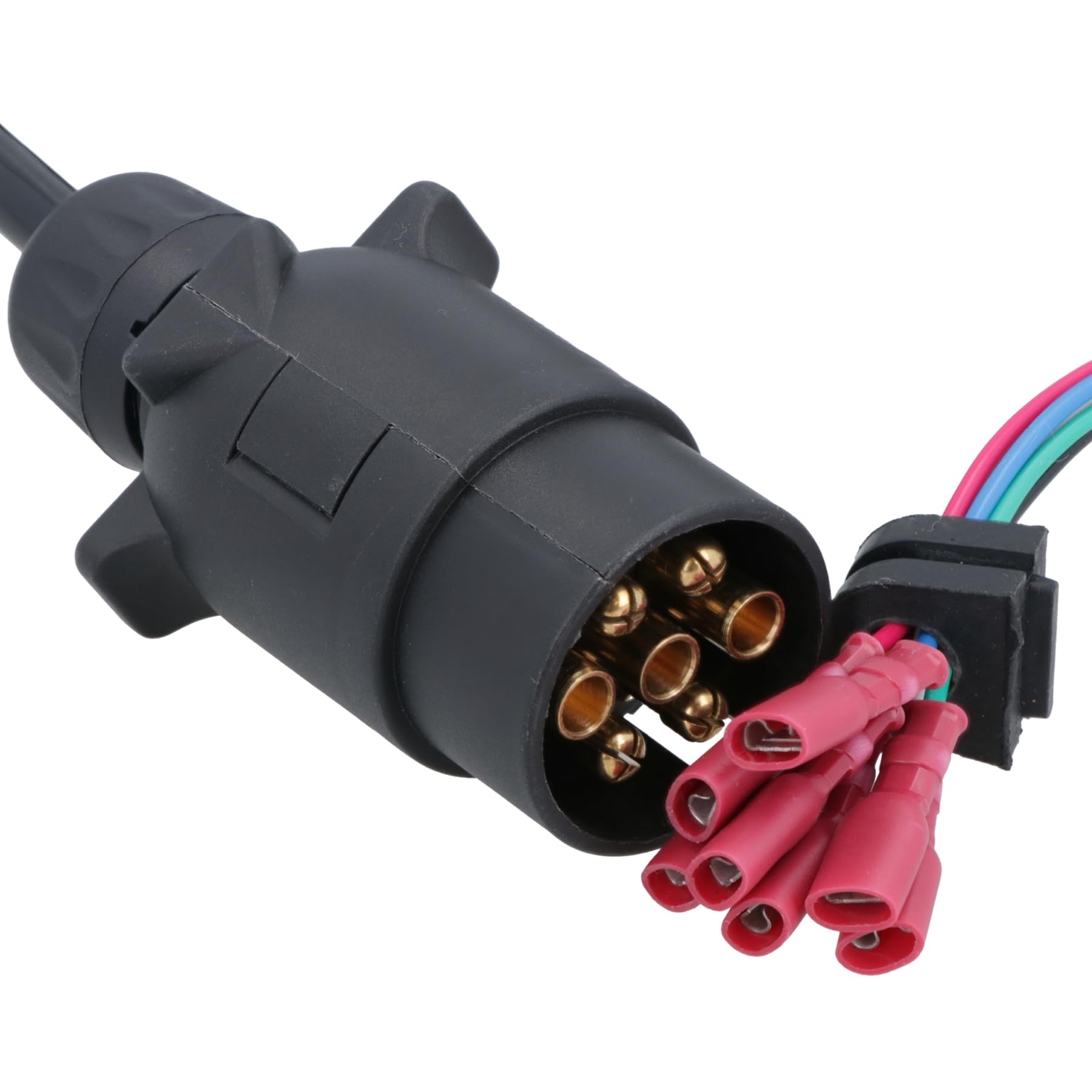 AB Tools 7-pinowy styl wtyczka z przyczepą przedłużającą kabel 2 metry dla Ifor Williams