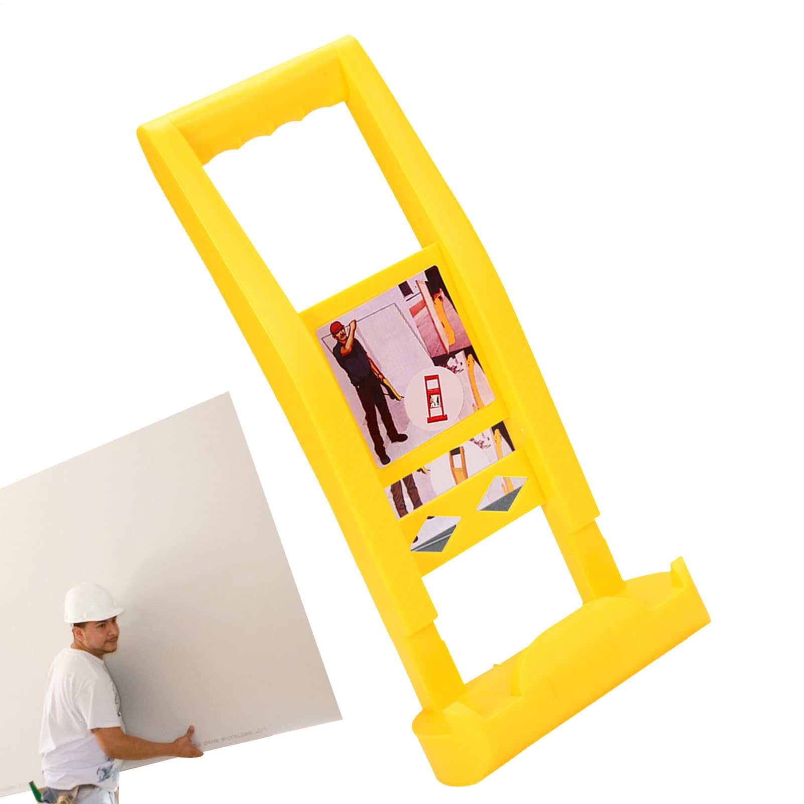 Portador De Madera Contrachapada 36,5x16,5x7,1 Cm Herramienta Elevadora Paneles Yeso