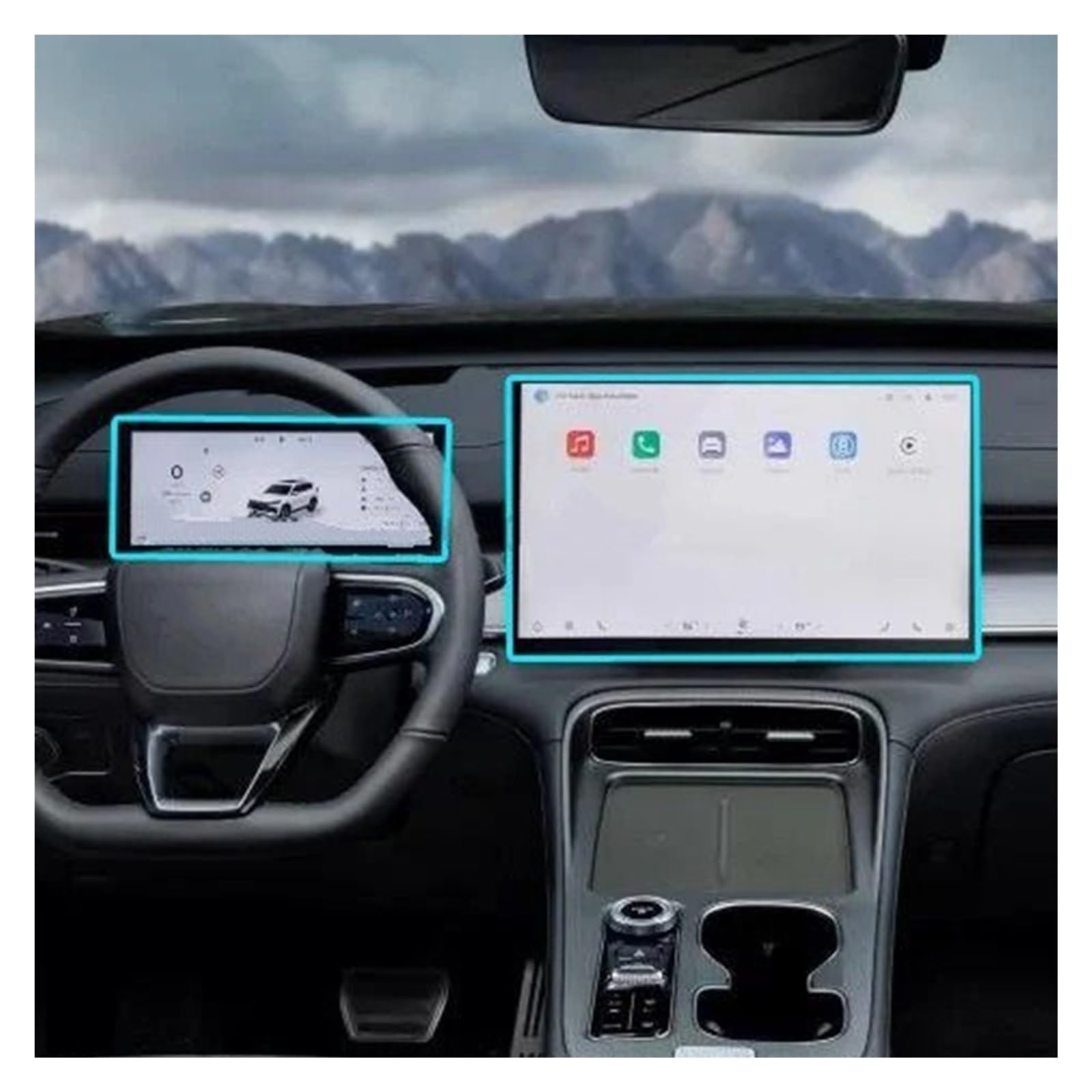 Pellicola Protettiva in Vetro temperato per Schermo LCD da 15,6 Pollici per Sistema di infotainment, Navigazione e strumentazione EBRO S800 2025.