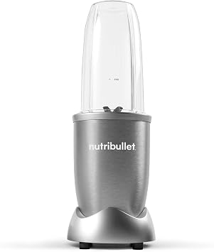 nutribullet Pro 900 Watt Power Easy and Quick to Use Compact Easy to Clean with 700 ml Cup Smoothie Mixer Smoothie Maker Electric Mixer Silver NB904S