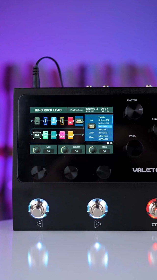 Amazon.com: Valeton GP-200LT Multi Effects Pedal Multi