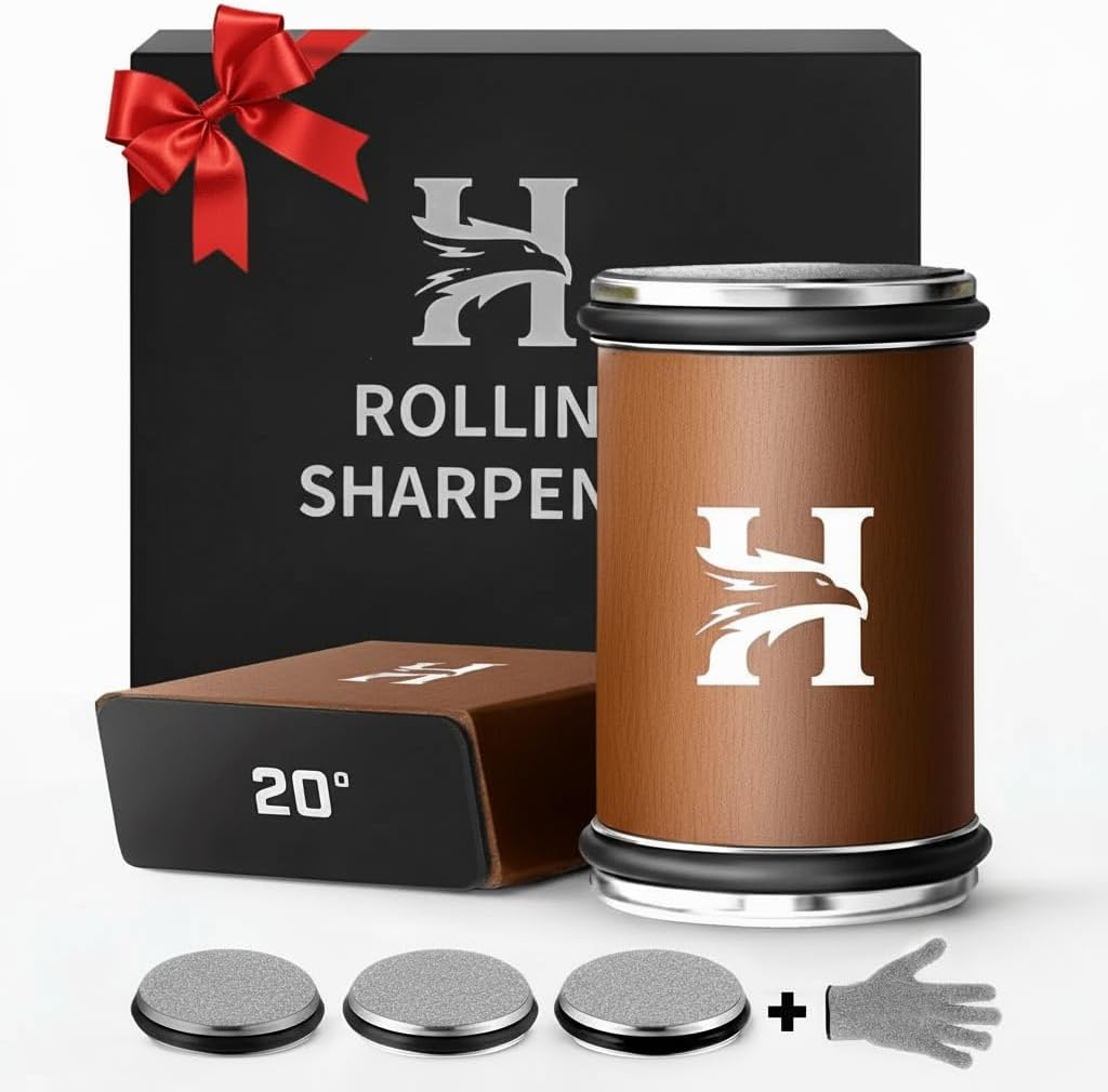 High Carbon Stainless Steel Rolling Knife Sharpener Kit 