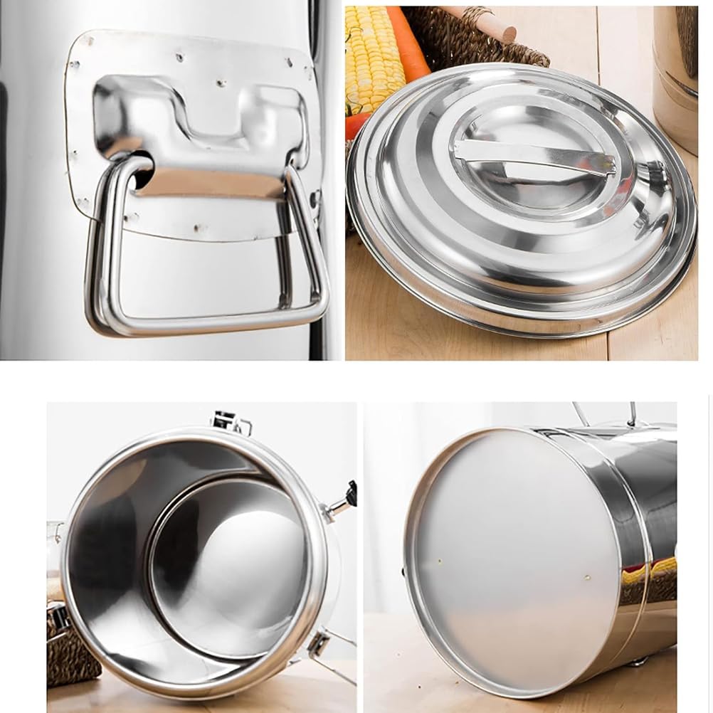 Dispensador de bebidas de acero inoxidable aislado con grifo, capacidad de 20 litros para bebidas frías y calientes, ideal para catering y eventos