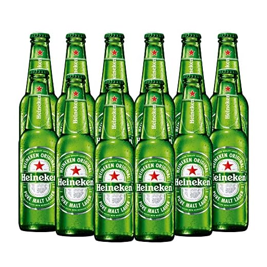Cerveza Heineken 12 Botellas de 355ml