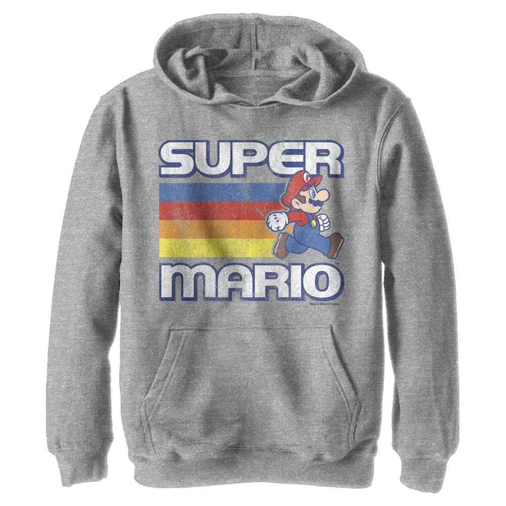 Nintendo Fast Mario Sudadera con Capucha niños Unisex
