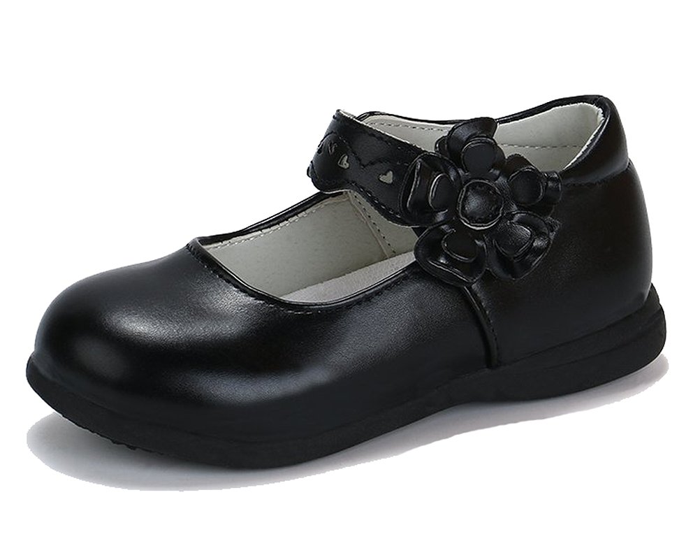 CCZZ Mary Jane - Zapatos para niña con suela blanda y cierre de velcro, talla 26-36
