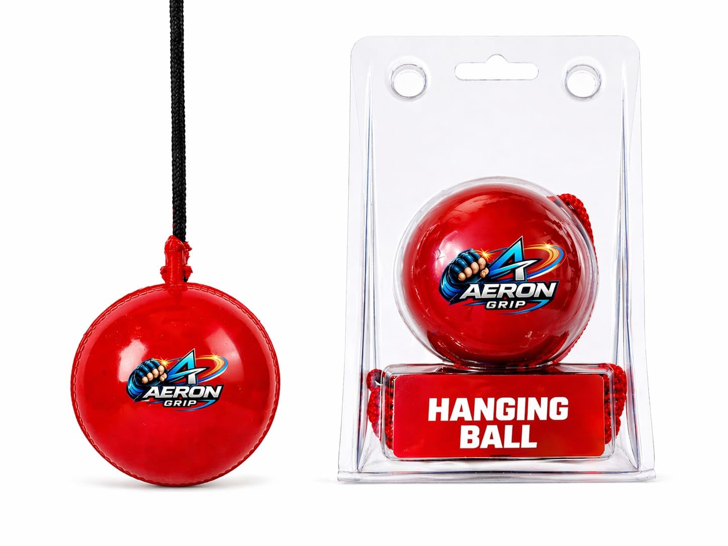 Aeron Grip Hard PVC Hanging Cricket Rope Ball Match Training Practice Indoor and Outdoor Hang, Bat Knocking Traning Standard Size-picture-23